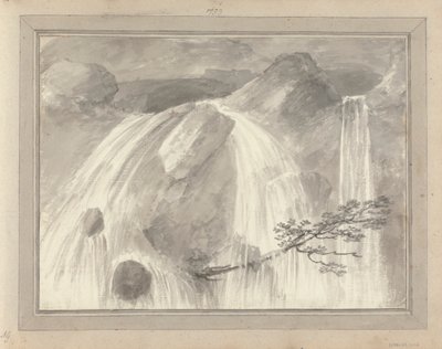 İngiltere, İskoçya ve Galler'deki Görüntülemeler: Şelale, 1799'daki Görüntülemeler by Amos Green