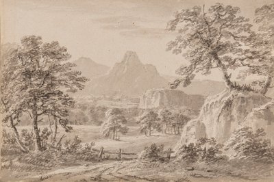 Yorkshire Capriccio (kalem, fırça ve kağıt üzerinde yıkayın) by Amos Green