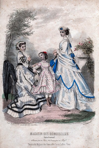 Fransız moda gazetesi "Magasin des Demoiselles", Paris, 25 Temmuz by Anais Toudouze