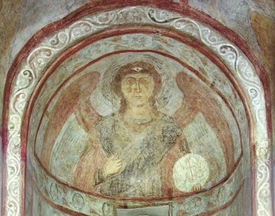 Aziz Mikail Başmelek by Ancient Russian frescos