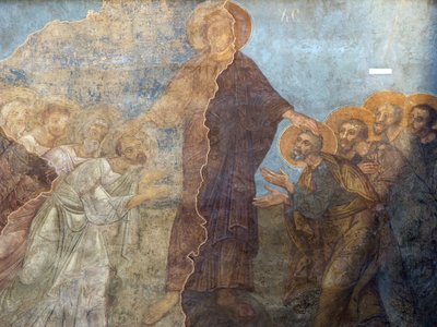 Pentekost by Ancient Russian frescos