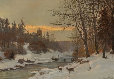 Kışlık dere manzarası by Anders Andersen Lundby