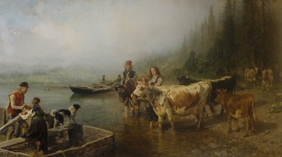 Göl kenarında feribot yeri by Anders Askevold