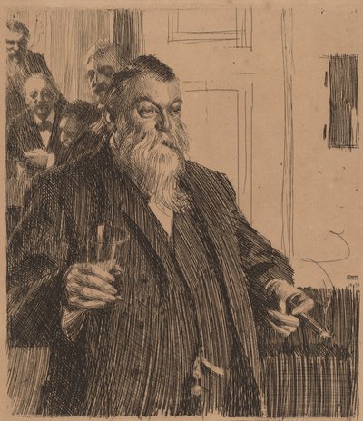 Bir Tost II, 1893. by Anders Leonard Zorn