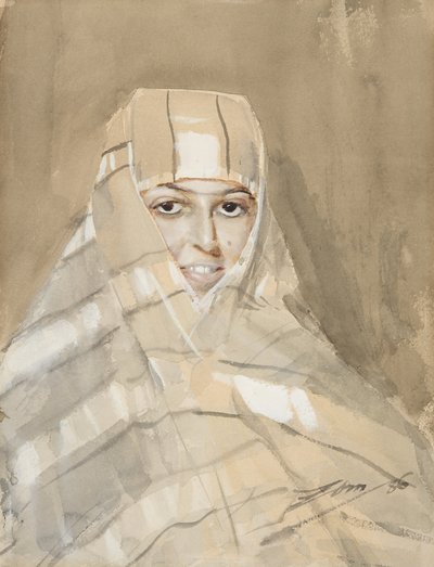 Bedevi Kız, 1886 by Anders Leonard Zorn
