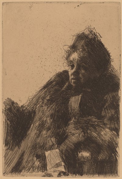Madam Simon, II, 1891. by Anders Leonard Zorn