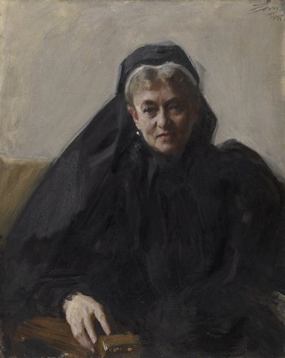 Maria Sheldon Dolandırıcılığı, 1895 by Anders Leonard Zorn