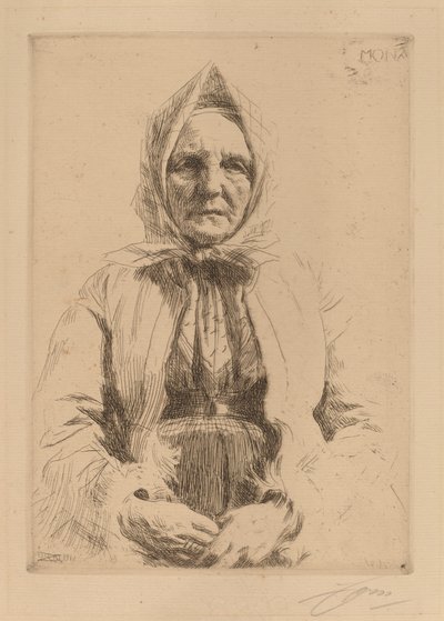 Mona, 1911. by Anders Leonard Zorn