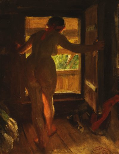 Açık Kapıdaki Mora Kızı, 1903 by Anders Leonard Zorn