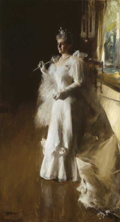 Bayan Potter Palmer, 1893. by Anders Leonard Zorn