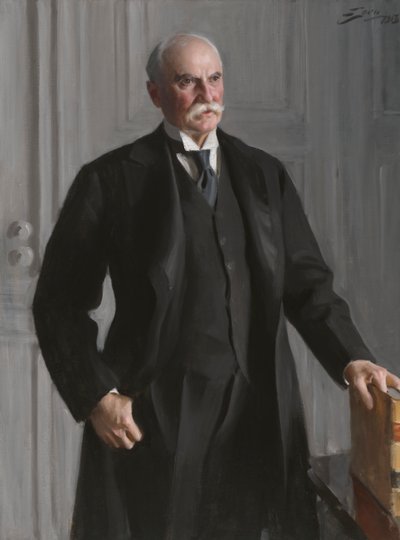 Nelson Wilmarth Aldrich, 1913. by Anders Leonard Zorn