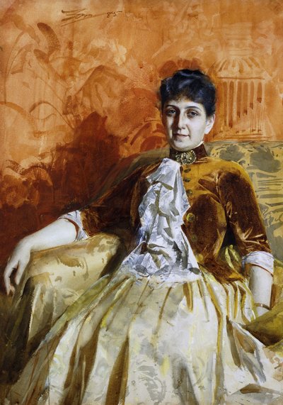 Lisen Lamm'ın Portresi, 1885 by Anders Leonard Zorn