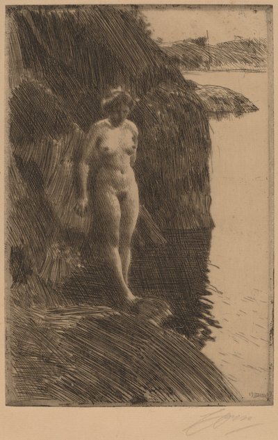 Uçurum, 1909. by Anders Leonard Zorn