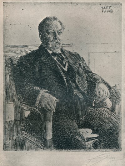 Başkan Taft, 1911 by Anders Leonard Zorn