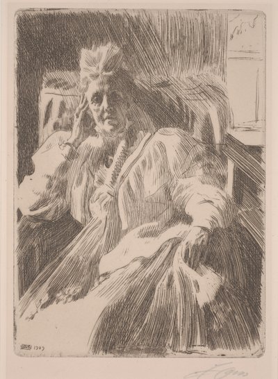 İsveç Kraliçesi Sophia by Anders Leonard Zorn
