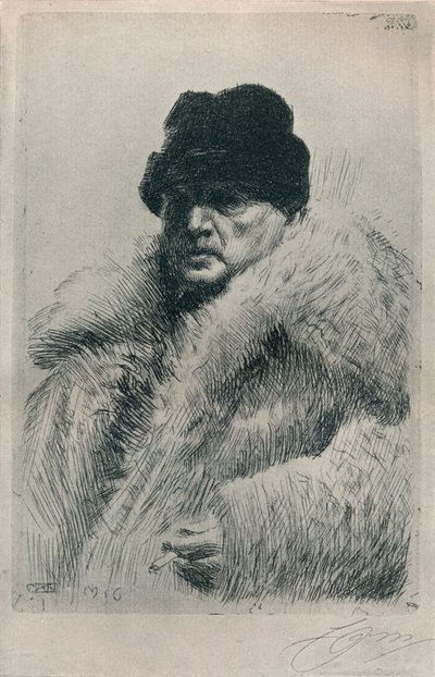 Otoportre, 1916 by Anders Leonard Zorn