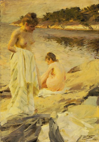 Yıkananlar, 1889 by Anders Leonard Zorn