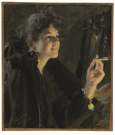 Sigaracı Kız by Anders Leonard Zorn