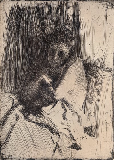 Model, 1880-1906, 1906 by Anders Leonard Zorn
