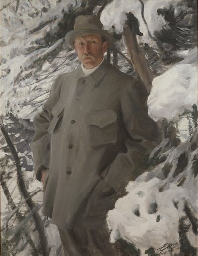 Ressam Bruno Liljefors, 1906 by Anders Leonard Zorn