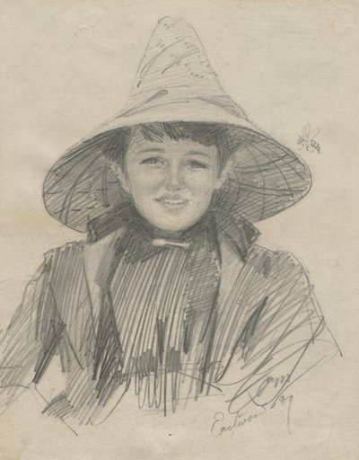 Ada Lymon (Büyük Şapkalı Kadın) by Anders Leonard Zorn