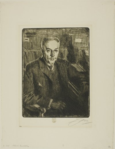 alfred beurdeley by Anders Leonard Zorn