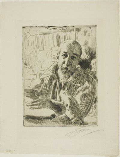 Anatole Fransa by Anders Leonard Zorn