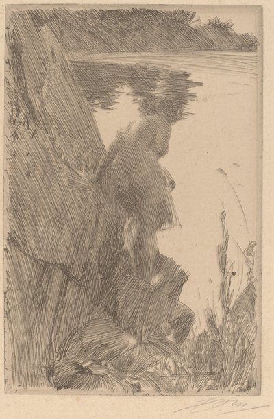 Bather III (Dos Baigneuse) by Anders Leonard Zorn