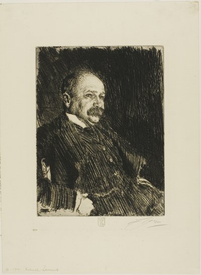 Albay Lamont III (Büst) by Anders Leonard Zorn