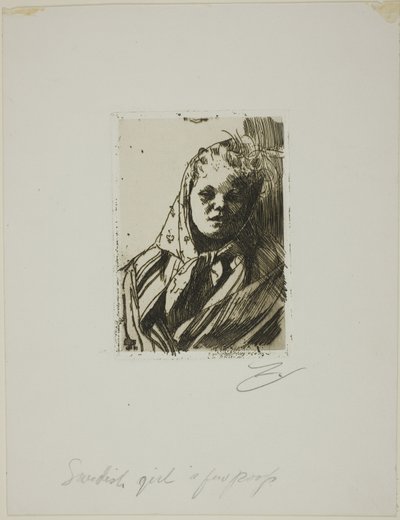 Dalecarlian Köylü Kadın by Anders Leonard Zorn