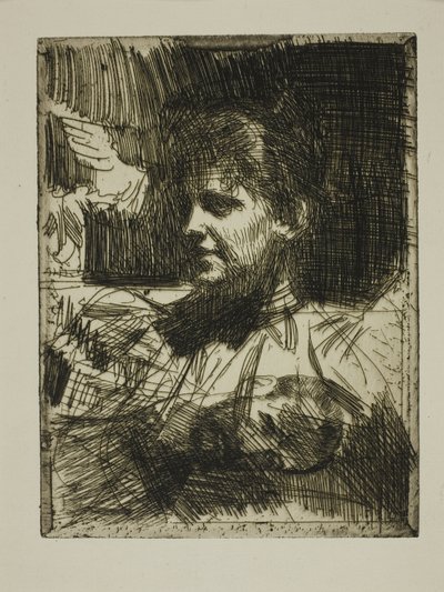 Gerda Hagborg I ("Lütfen İçin") by Anders Leonard Zorn