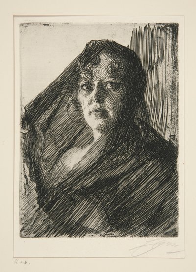 Gerda Lundequist by Anders Leonard Zorn
