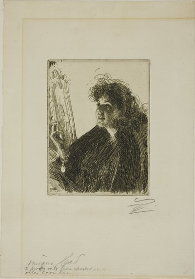 Sigara Ile Kız by Anders Leonard Zorn