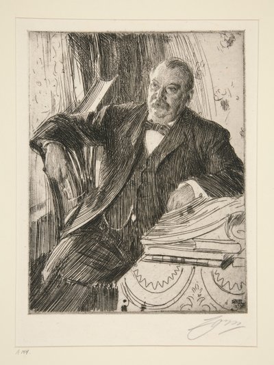 Grover Cleveland II by Anders Leonard Zorn