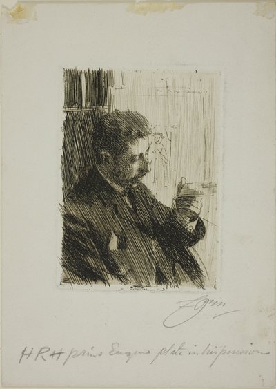 H. R. H. İsveç Prensi Eugen by Anders Leonard Zorn
