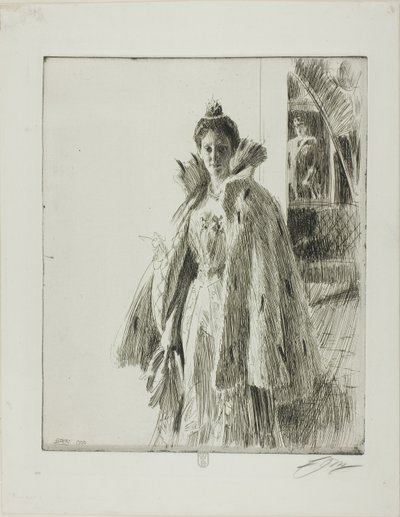 H. R. H. İsveç Prensesi Ingeborg I by Anders Leonard Zorn