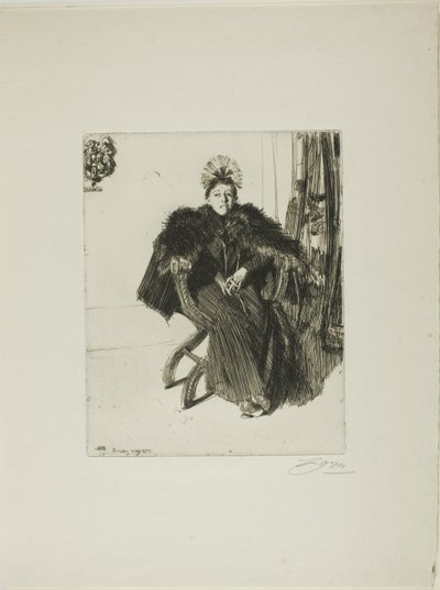 Isabella Gardner by Anders Leonard Zorn