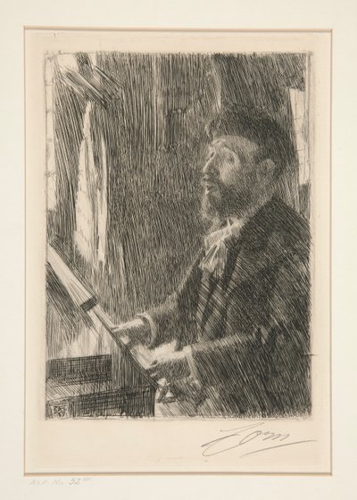 JB Faure by Anders Leonard Zorn