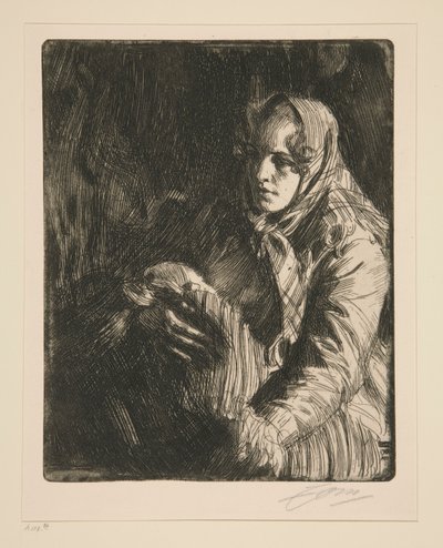 Madonna (Bir Anne) by Anders Leonard Zorn
