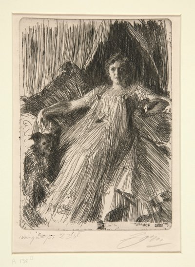 Maud Cassel (Bayan Ashley) by Anders Leonard Zorn