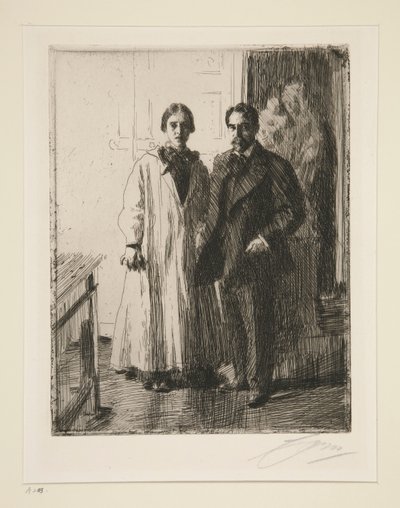 Bay ve Bayan Atherton Curtis by Anders Leonard Zorn