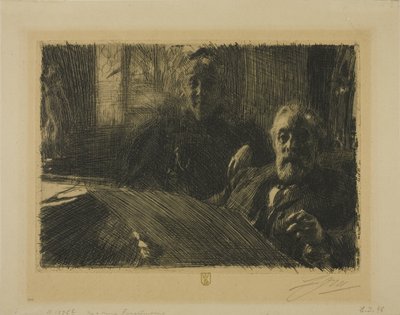 Bay ve Bayan Fürstenberg by Anders Leonard Zorn