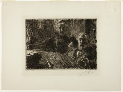 Bay ve Bayan Fürstenberg by Anders Leonard Zorn