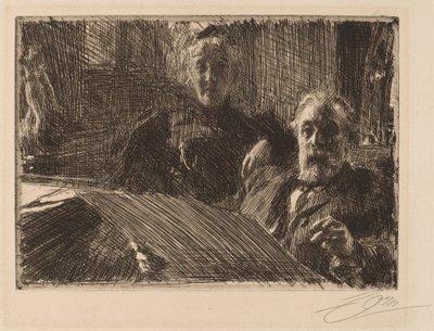 Bay ve Bayan Furstenburg by Anders Leonard Zorn