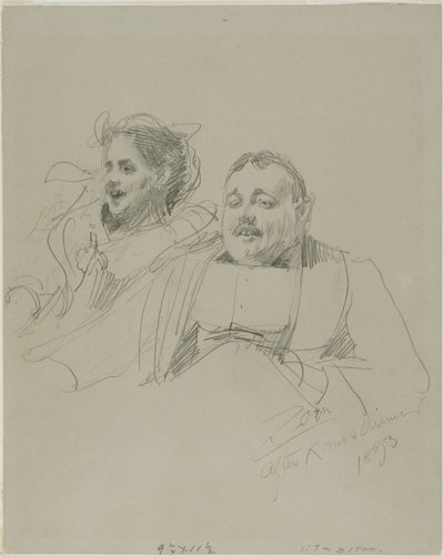 Bay ve Bayan Raymond Johnson by Anders Leonard Zorn