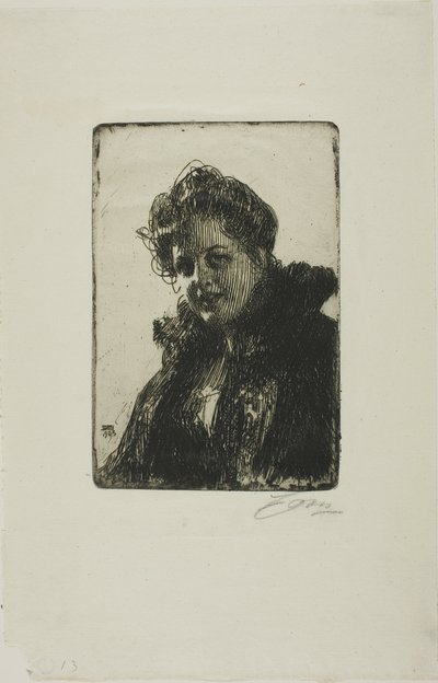 Bayan. Granberg by Anders Leonard Zorn