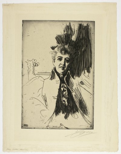 Bayan Potter Palmer by Anders Leonard Zorn