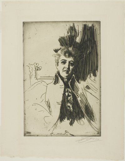 Bayan Potter Palmer by Anders Leonard Zorn
