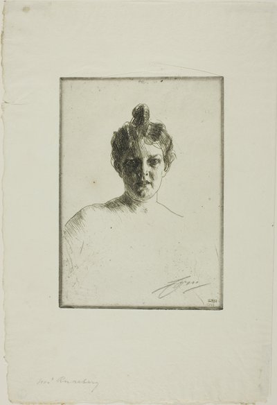 Bayan Runeberg by Anders Leonard Zorn