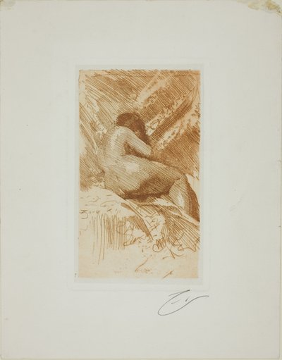 çıplak çalışma by Anders Leonard Zorn